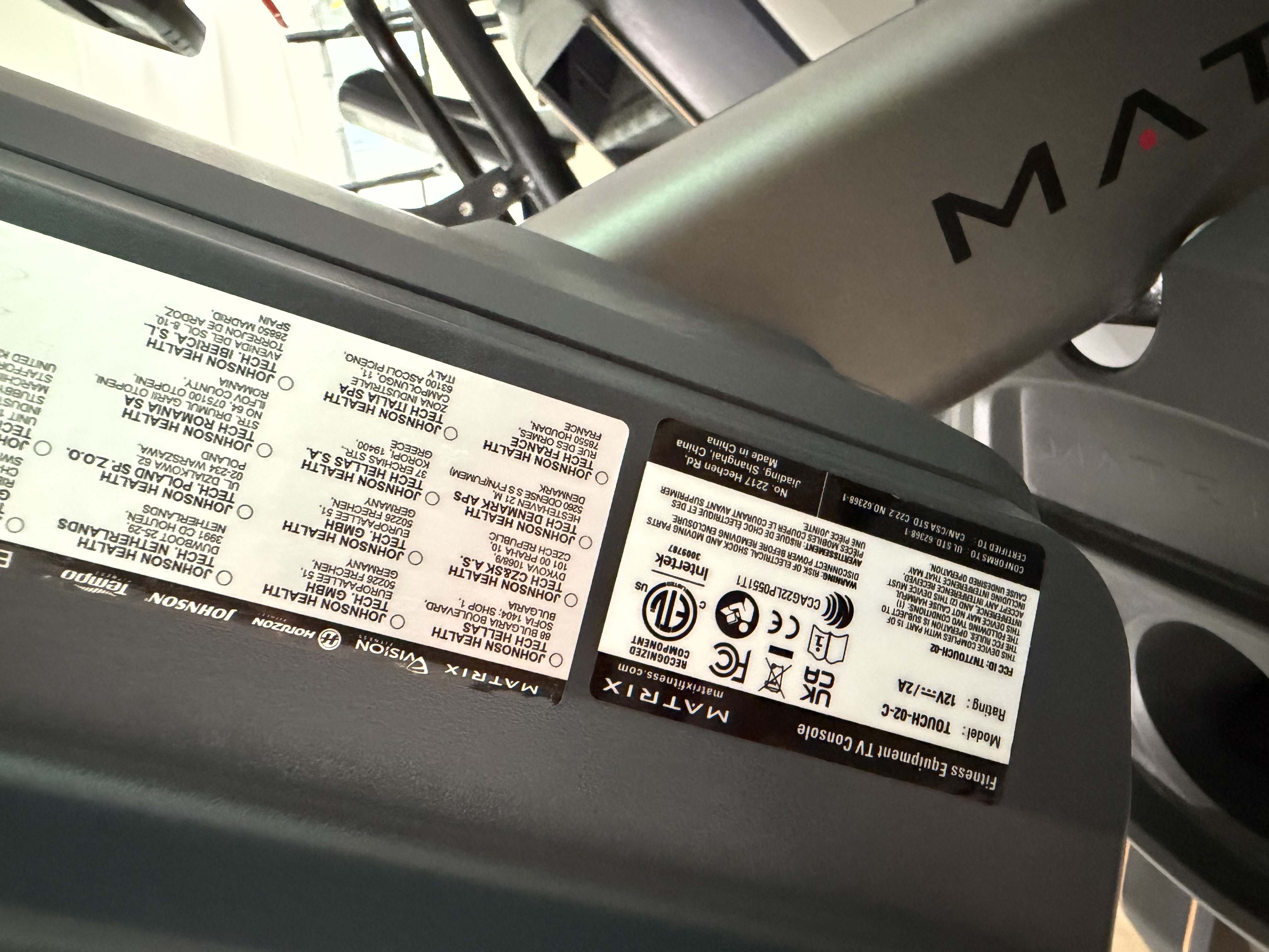 Used Matrix Fitness Touch-02-C Crosstrainers — photo 6