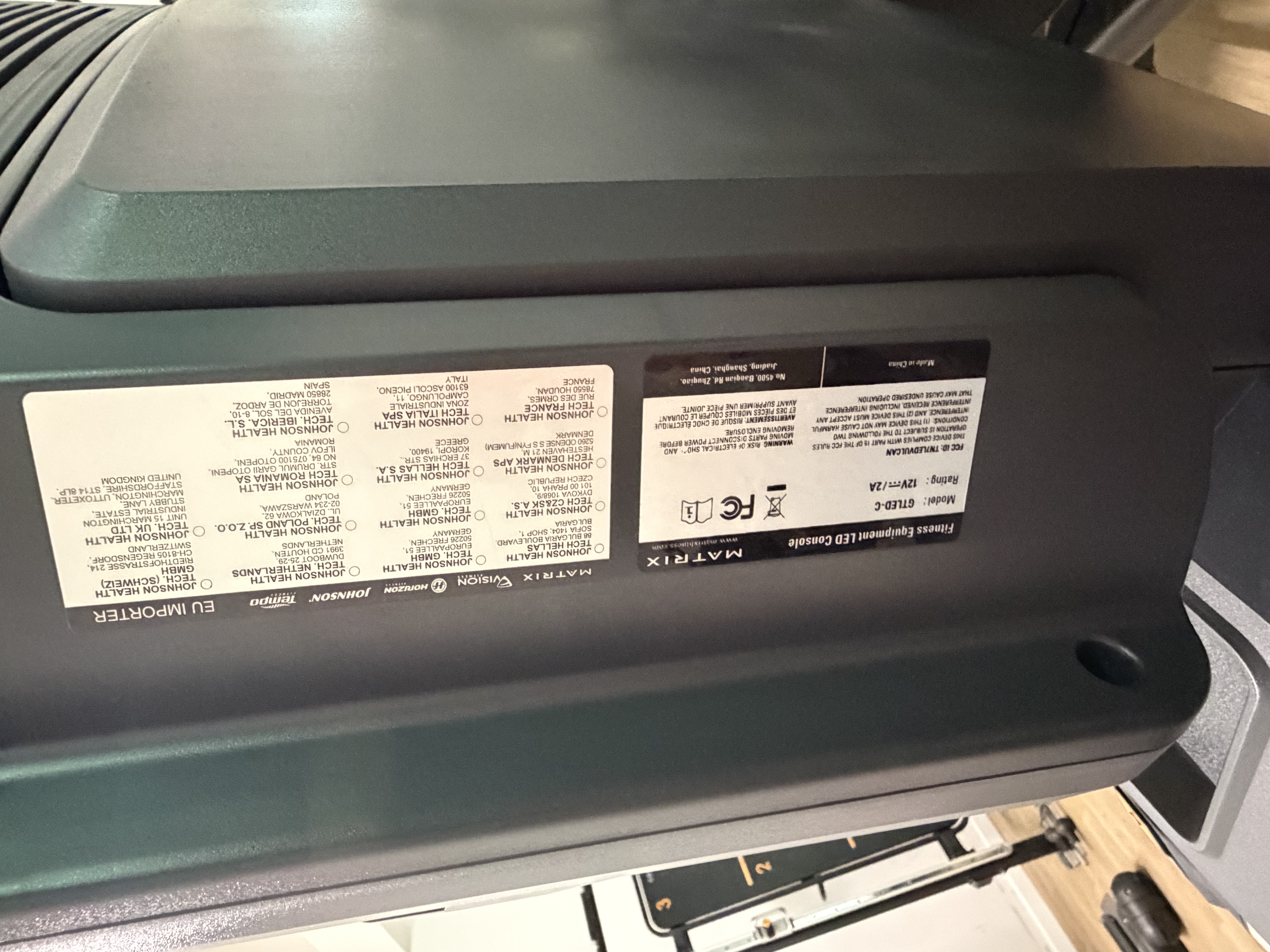 Used Matrix Fitness GTLED-C Treadmill — photo 6