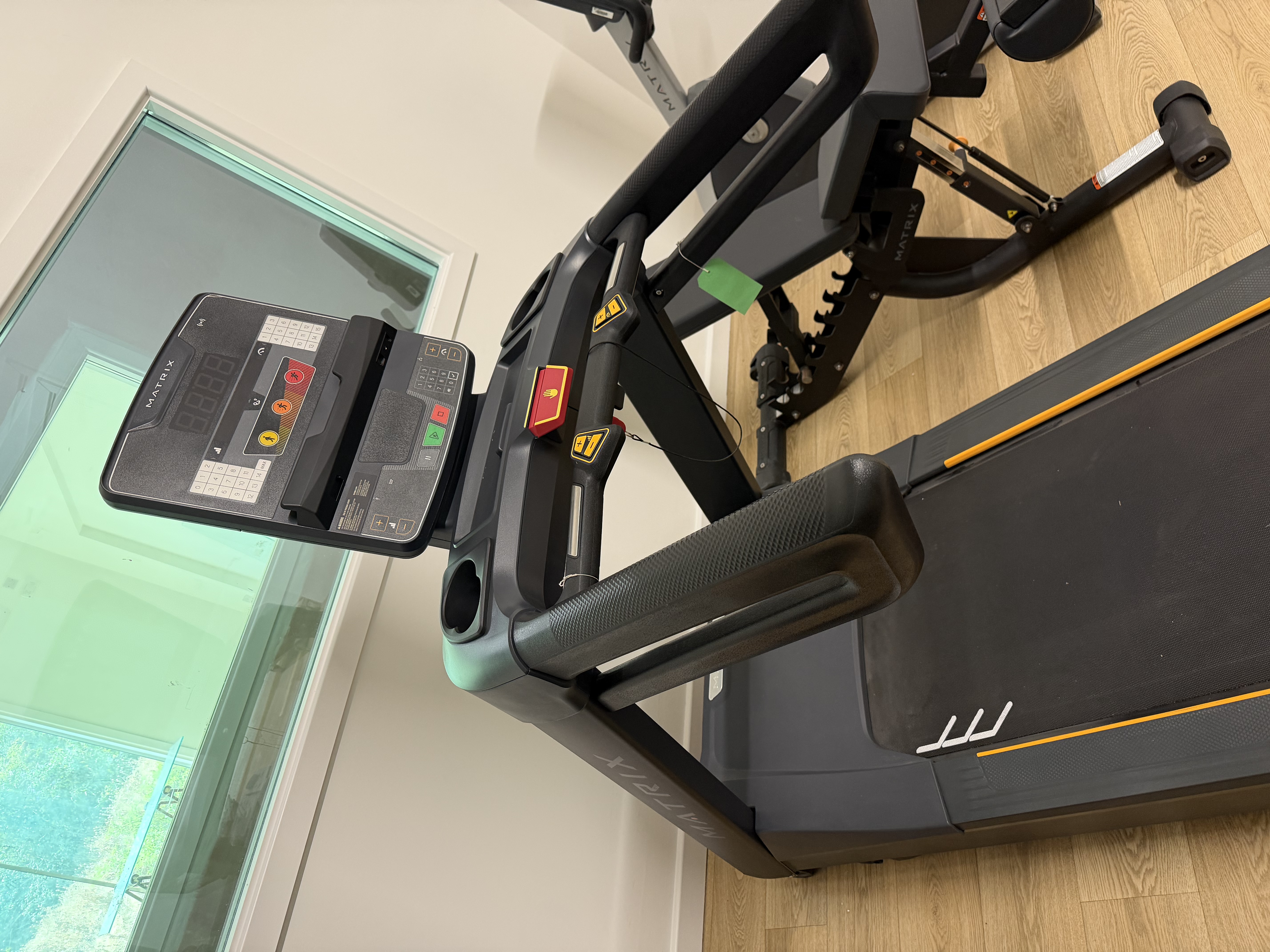 Used Matrix Fitness GTLED-C Treadmill — photo 2