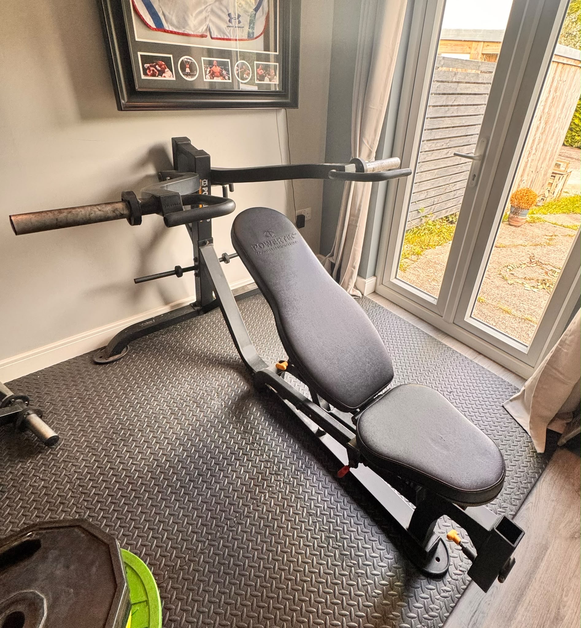 Used Powertec iso multipress Powertec half rack with lat pull down tower with integrated 90kg weight stack Other — photo 4