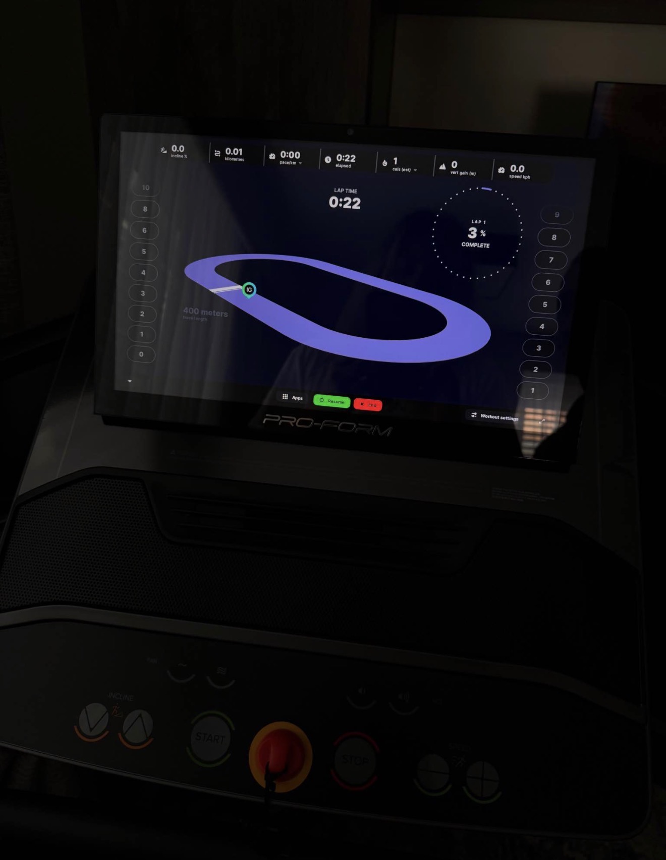 Used ProForm Preform Carbon Pro 9000 Treadmill — photo 3