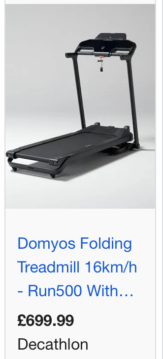 Used Decathlon (Domyos) Run500 Treadmill — photo 2