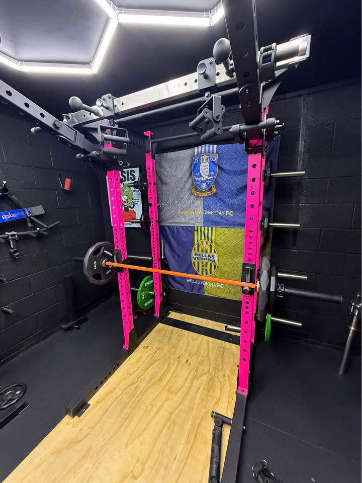 Used Primal strength power rack and Jammer arms Squat Rack — photo 3
