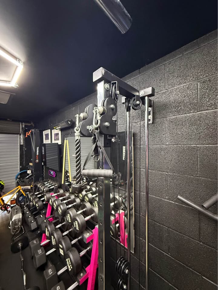 Used Mirafit rack/ wall mounted cable pulley Pin Loaded Machine — photo 3