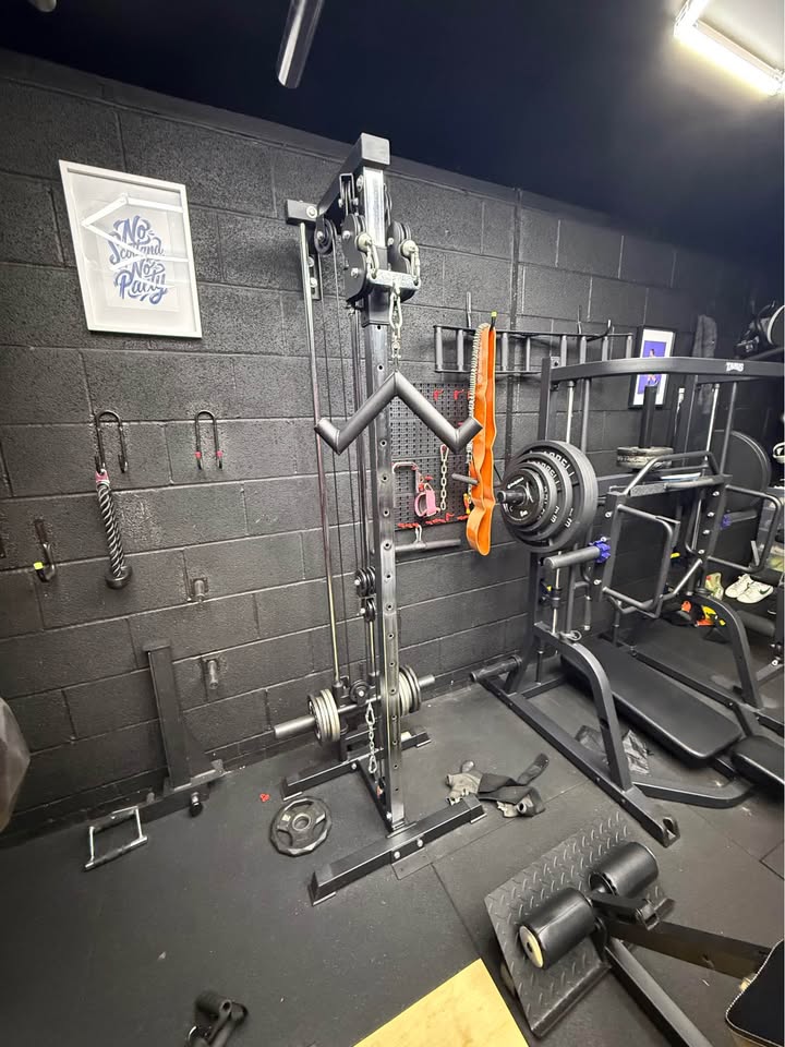 Used Mirafit rack/ wall mounted cable pulley Pin Loaded Machine — photo 2