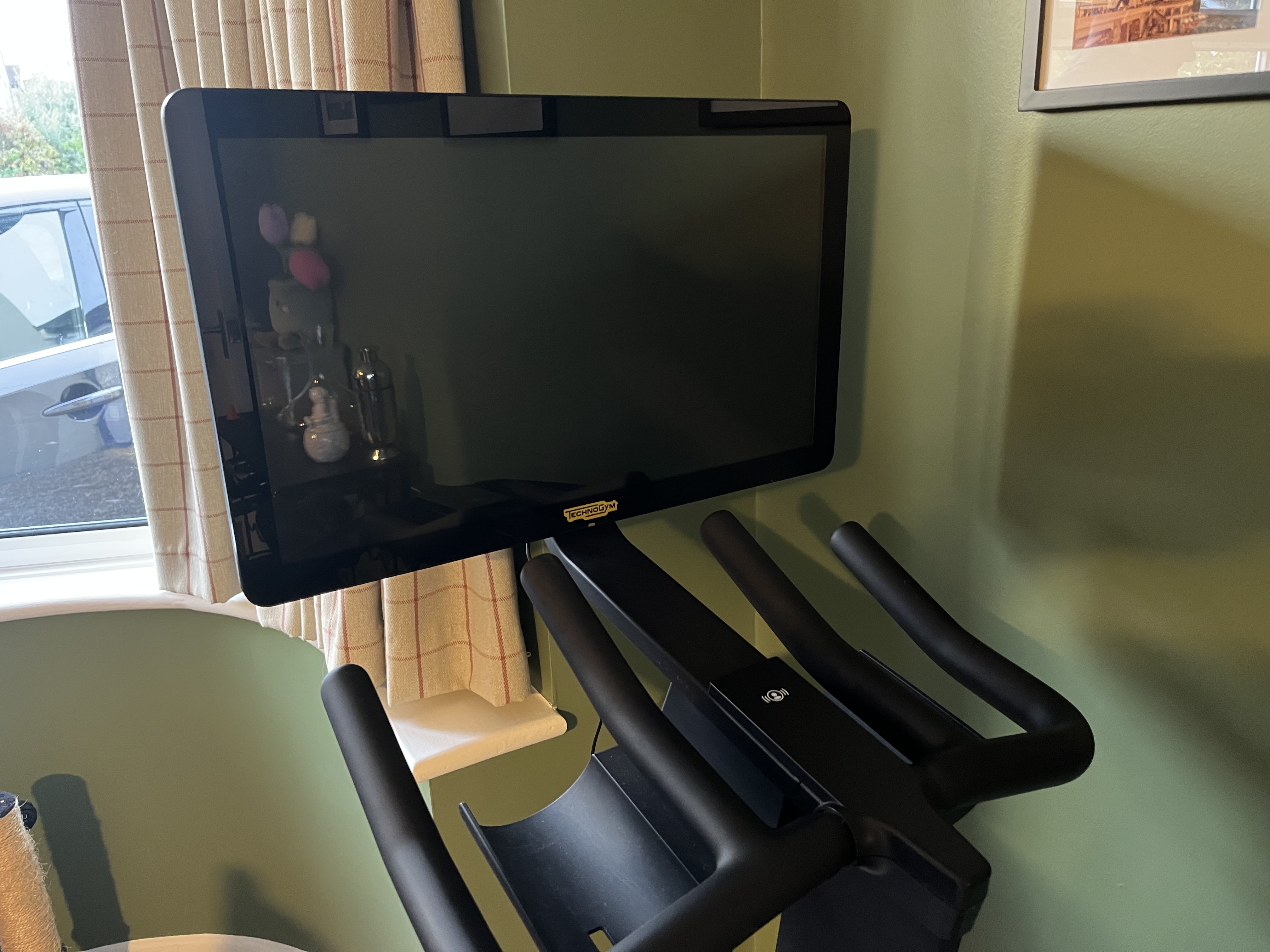 Used Technogym bike pearl grey Upright Bikes — photo 3