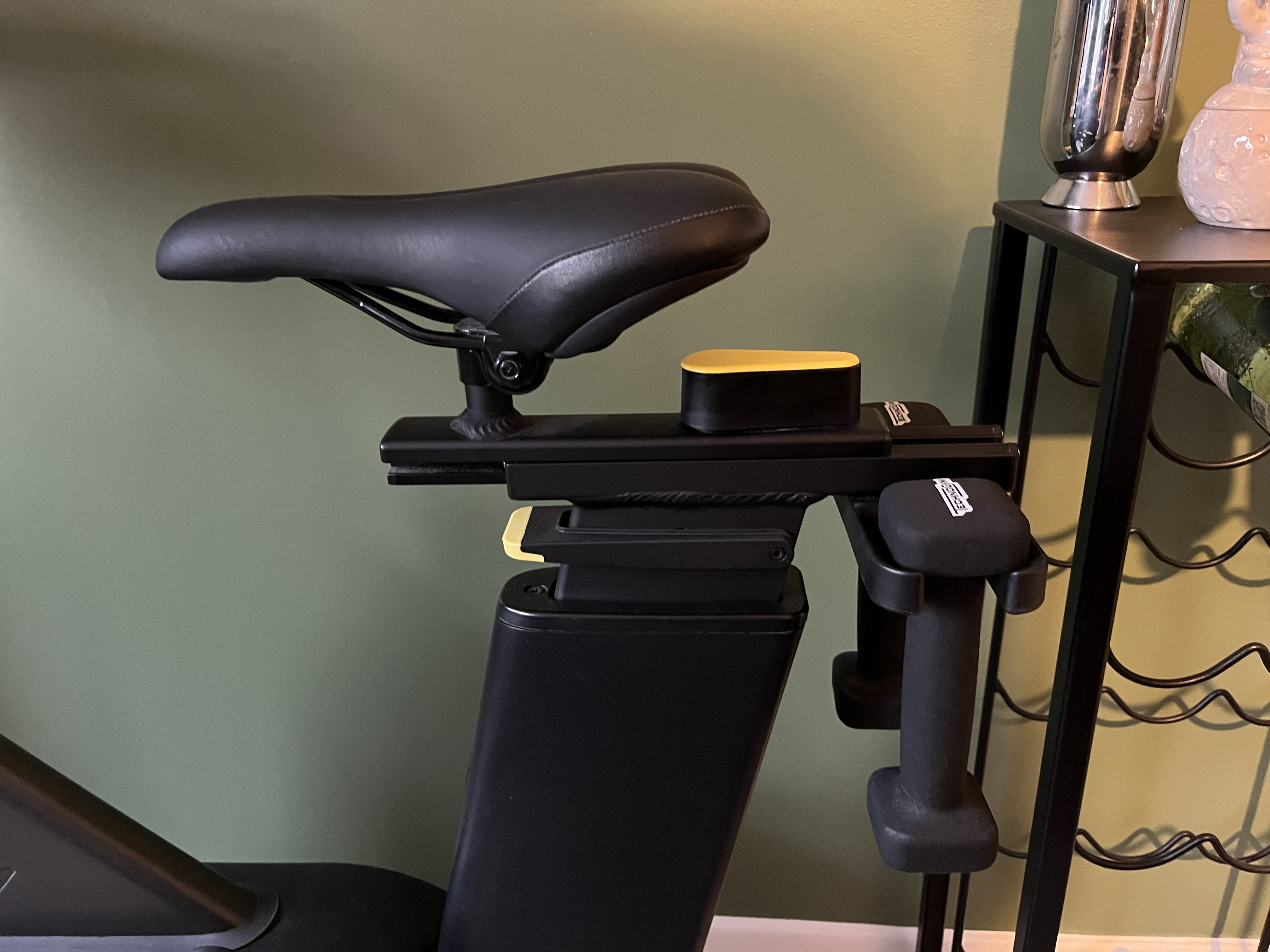 Used Technogym bike pearl grey Upright Bikes — photo 5