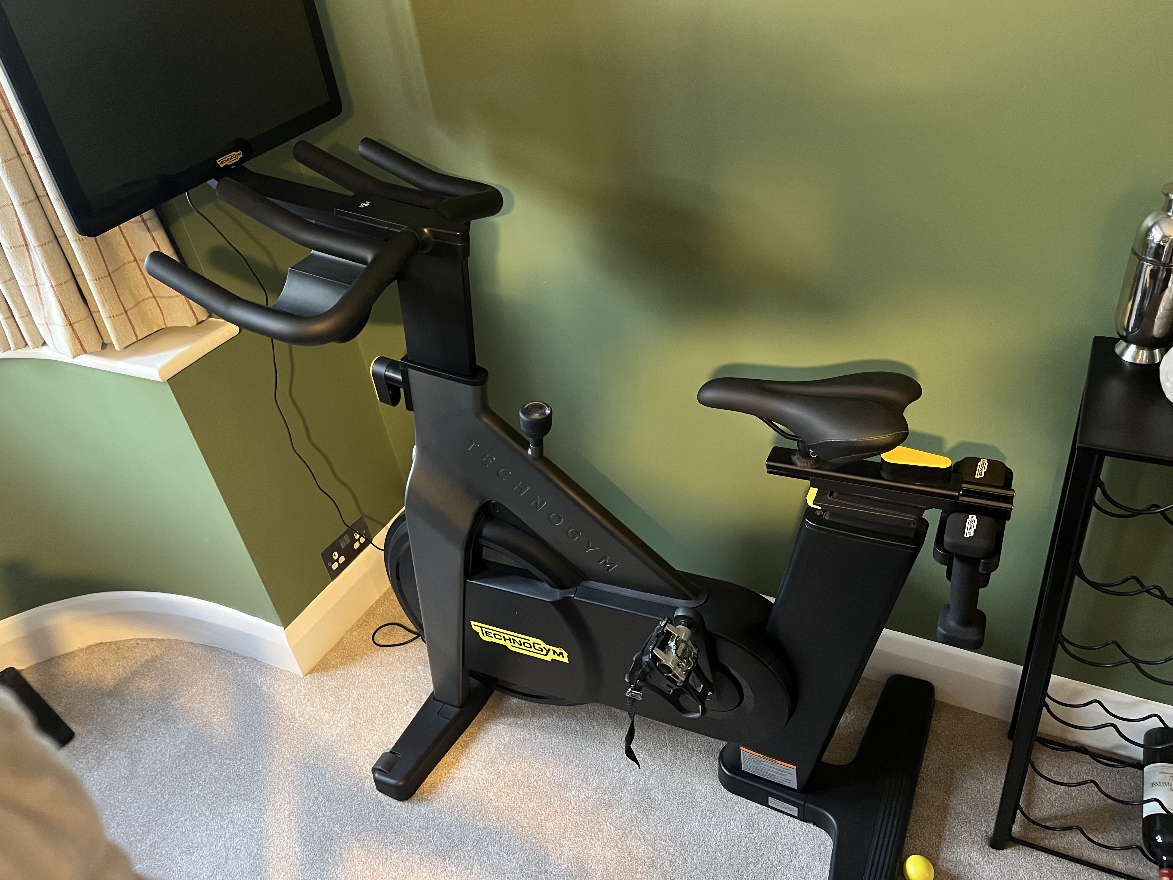 Used Technogym bike pearl grey Upright Bikes — photo 2