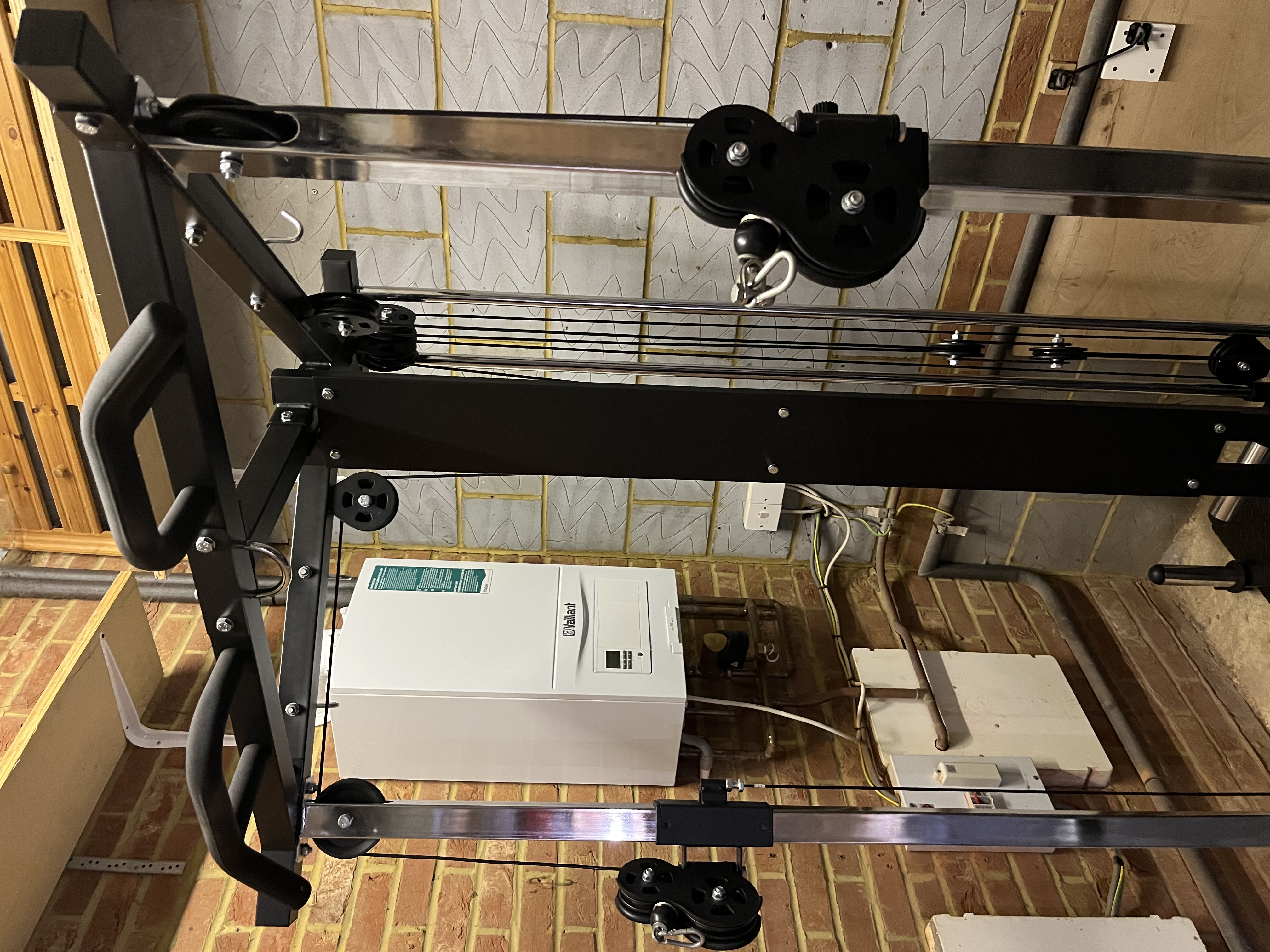 Used Dual cable machine, plate loaded Dual Cable Pulley — photo 2